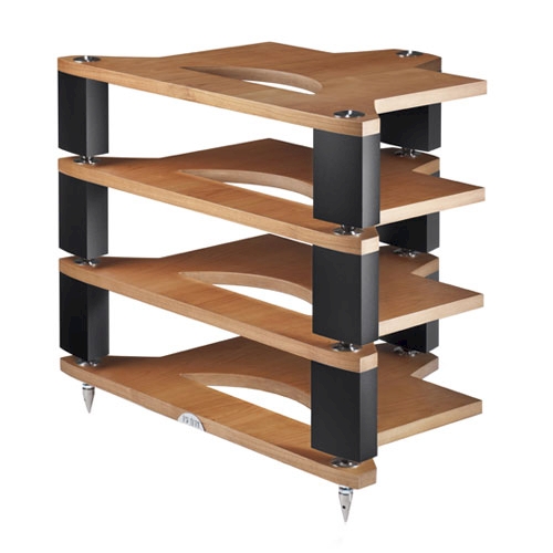 Naim FraimLite Equipment Rack Cherry/Black (4 tier - twin packs)