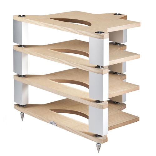 Naim FraimLite Equipment Rack Ash/Silver (4 tier - twin packs)